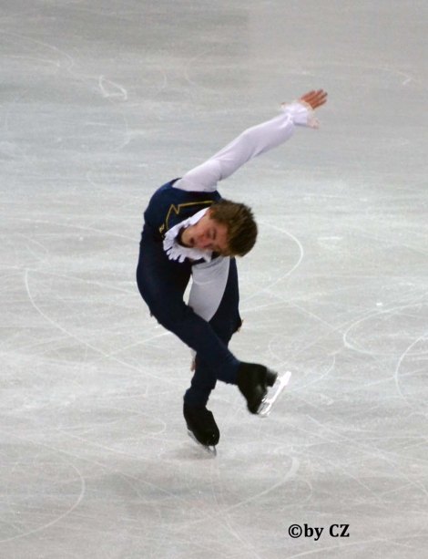 Paolo Bacchini at the 2012 European Figure Skating Championships, Sheffield, UK. Photograph: Chiara Zuanni